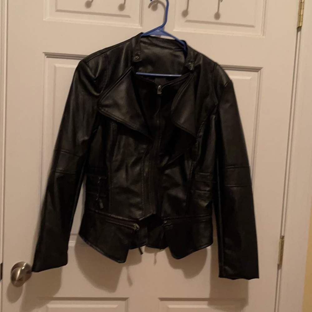 Faux Leather Jacket